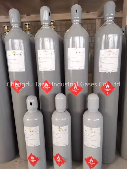 Suministro de fábrica de grado industrial 99,5% C3h6 Gas propileno propeno gas R1270
